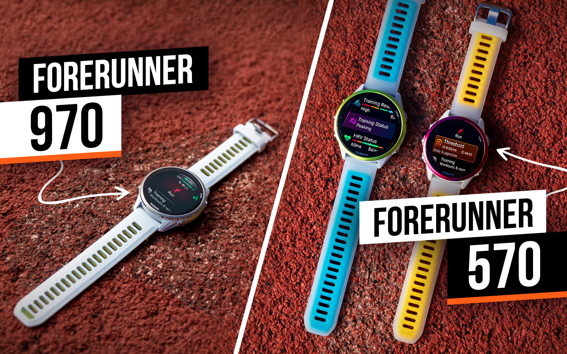 Garmin Forerunner 970 и Forerunner 570 — самые яркие часы для бега с AMOLED-экраном