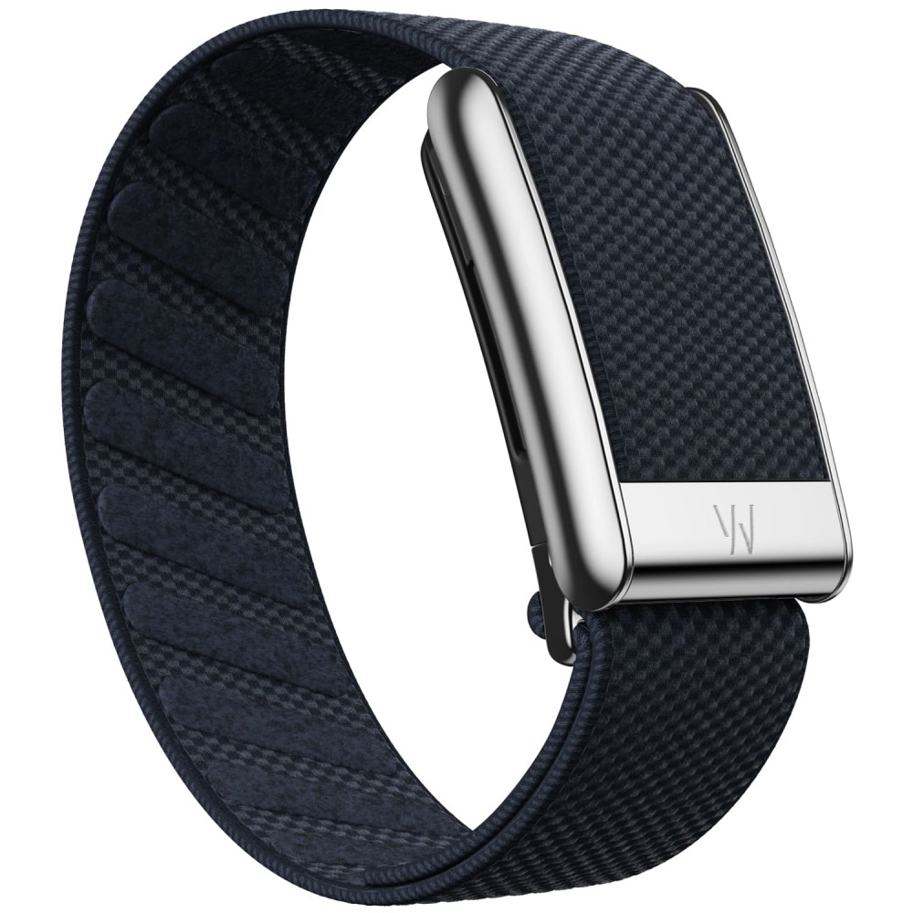 Плетеный ремешок для WHOOP 5.0 SuperKnit Luxe Band Midnight with Titanium