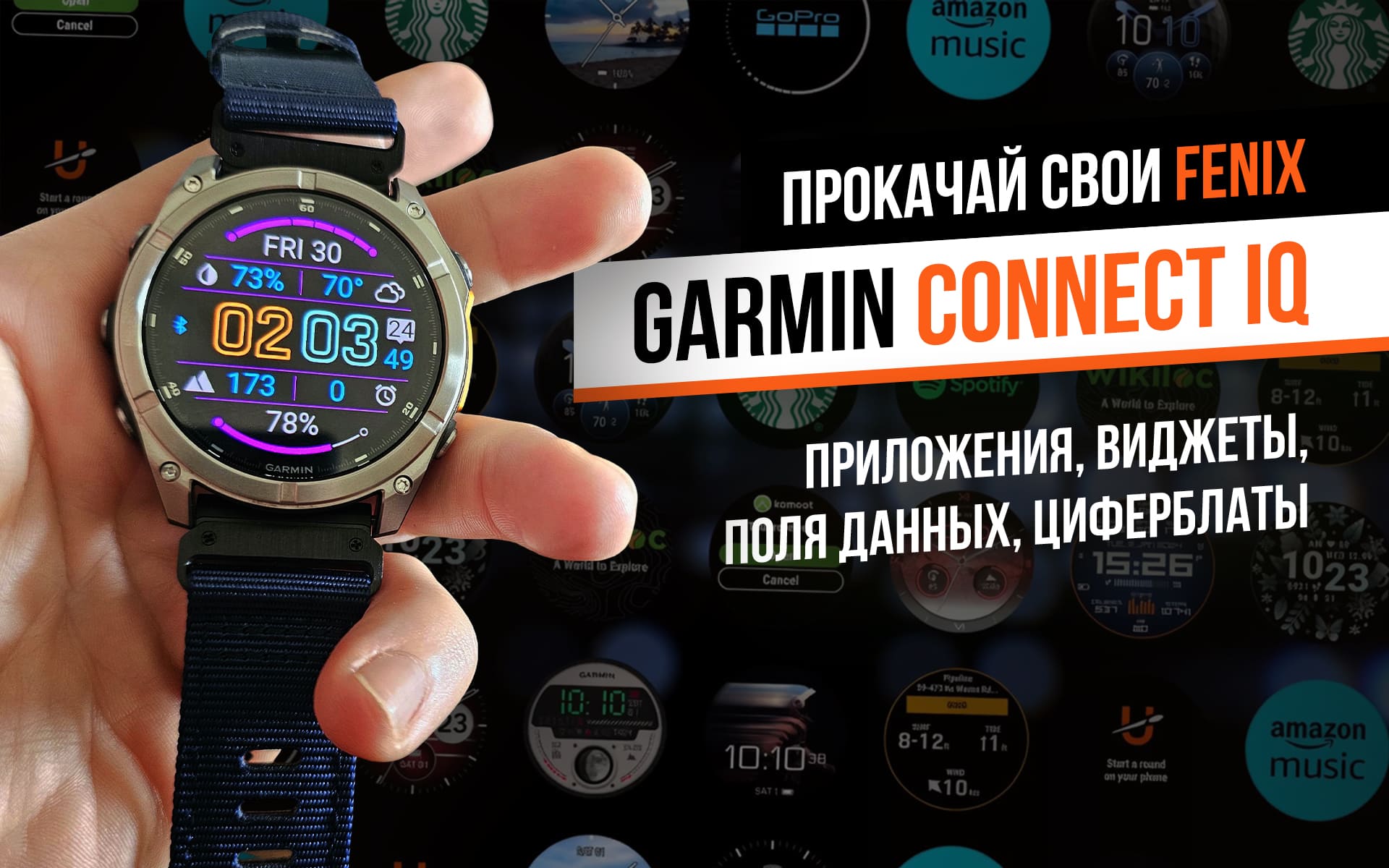 Лучшие приложения для Garmin Fenix