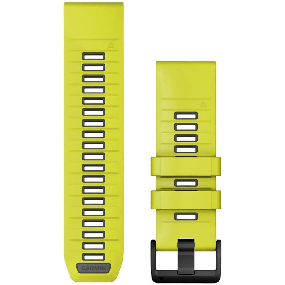 Силиконовый ремешок Garmin QuickFit 26 мм Amp Yellow / Graphite