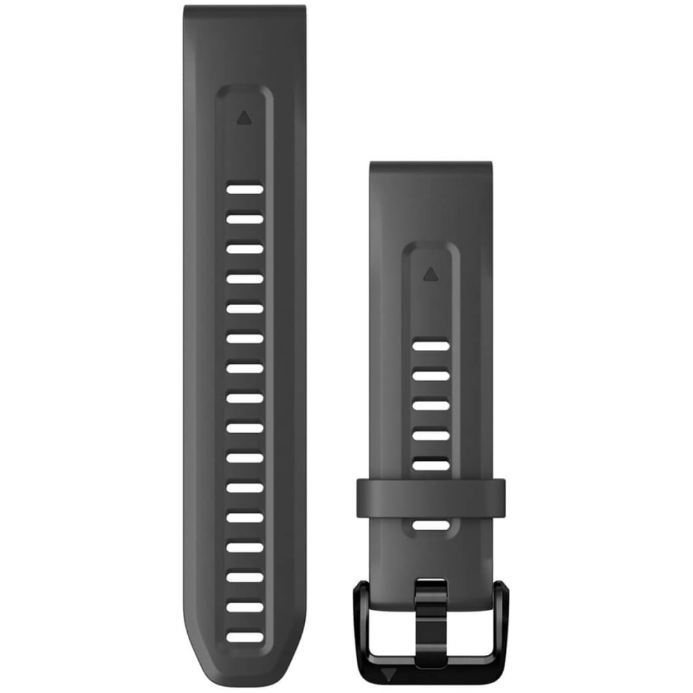 Силиконовый ремешок Garmin QuickFit 20 мм Graphite
