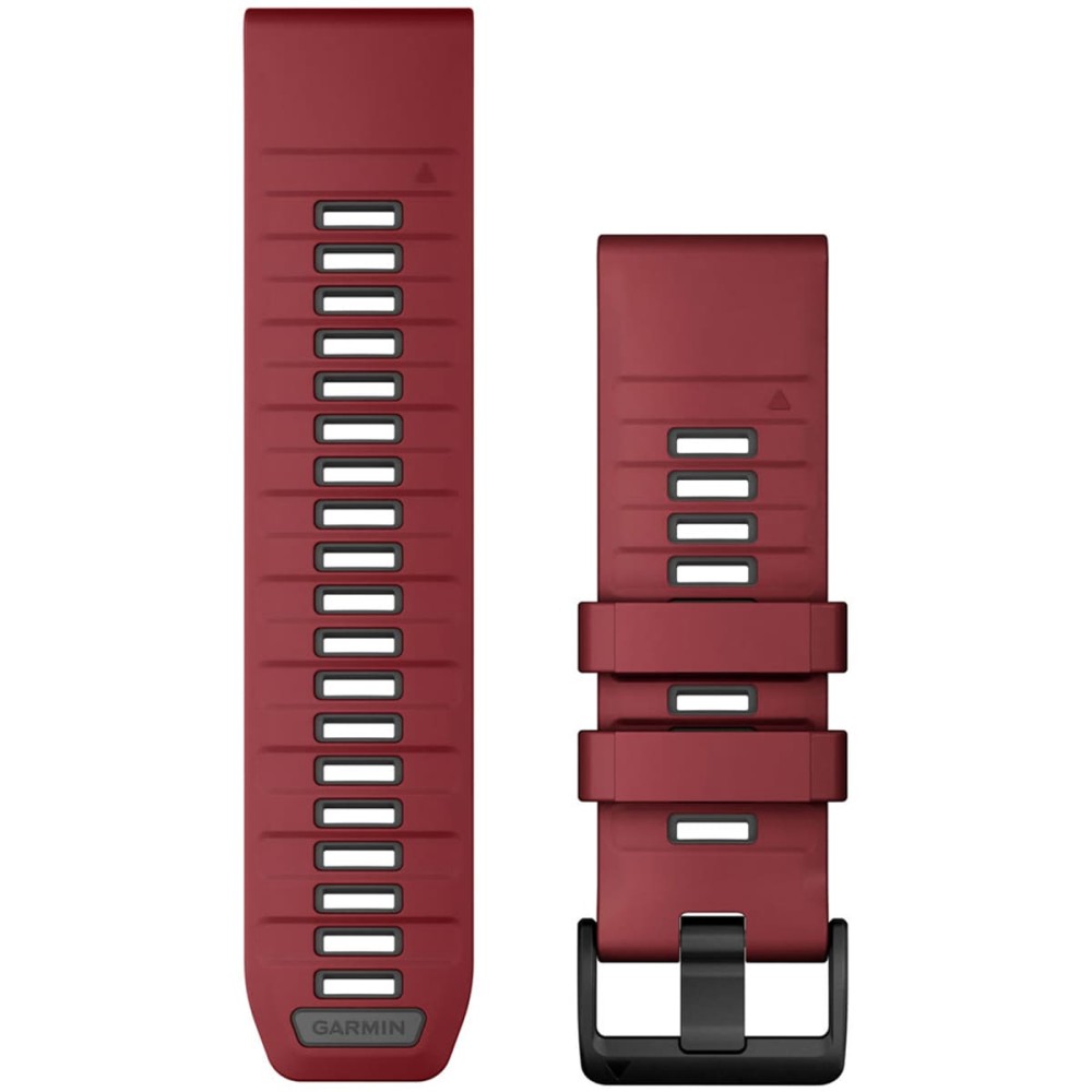Силиконовый ремешок Garmin QuickFit 26 мм Marsala / Graphite