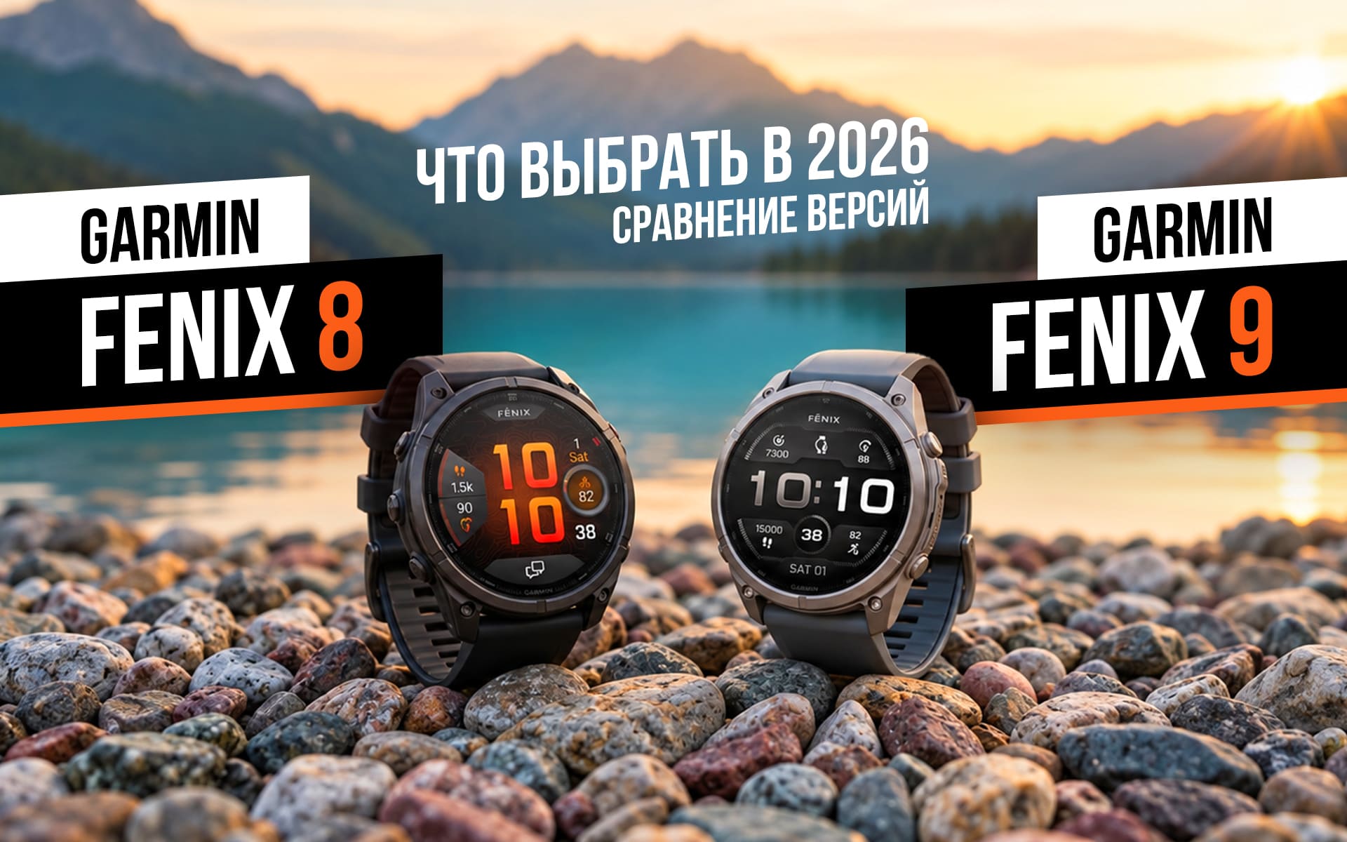 Garmin Fenix 8 или Fenix 9: сравнение