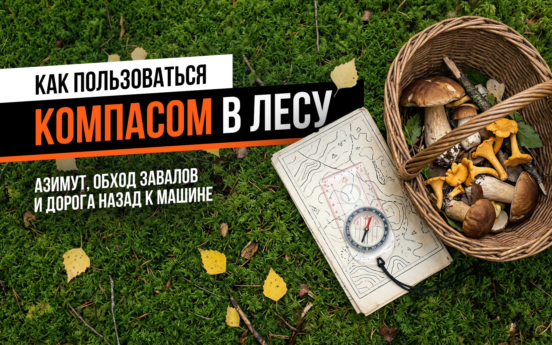 Как пользоваться компасом в лесу: азимут, обход завалов и дорога назад к машине